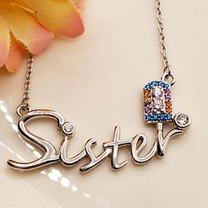 NEW Sister Popsicle Necklace